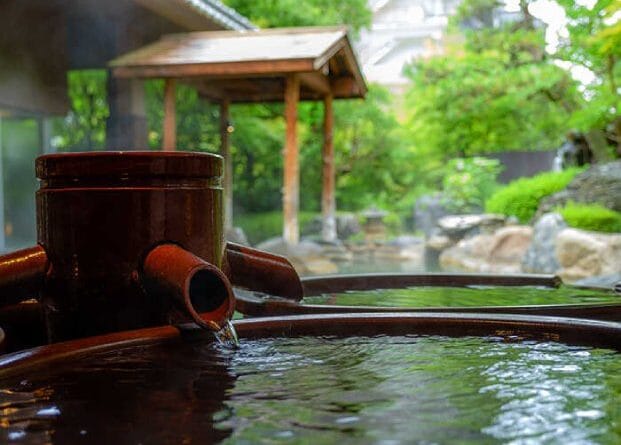 Misty Dorokawa Onsen in Nara’s mountains—a remote Japanese hot spring.